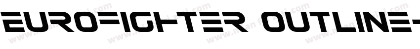 Eurofighter Outline字体转换